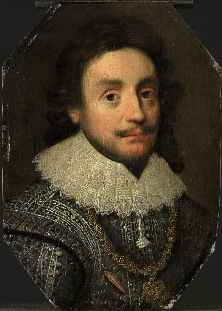 Pfalzin vaaliruhtinas Frederick V:n (1596-1632) muotokuva tekijältä Michiel Jansz van Mierevelt (copy after)