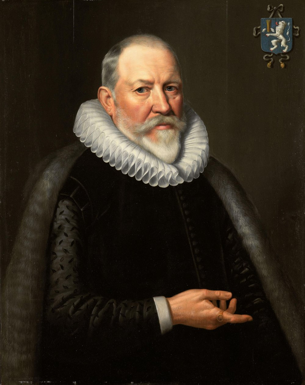 Maerten Ruychaverin muotokuva (1545-1626) tekijältä Michiel Jansz van Mierevelt (copy after)
