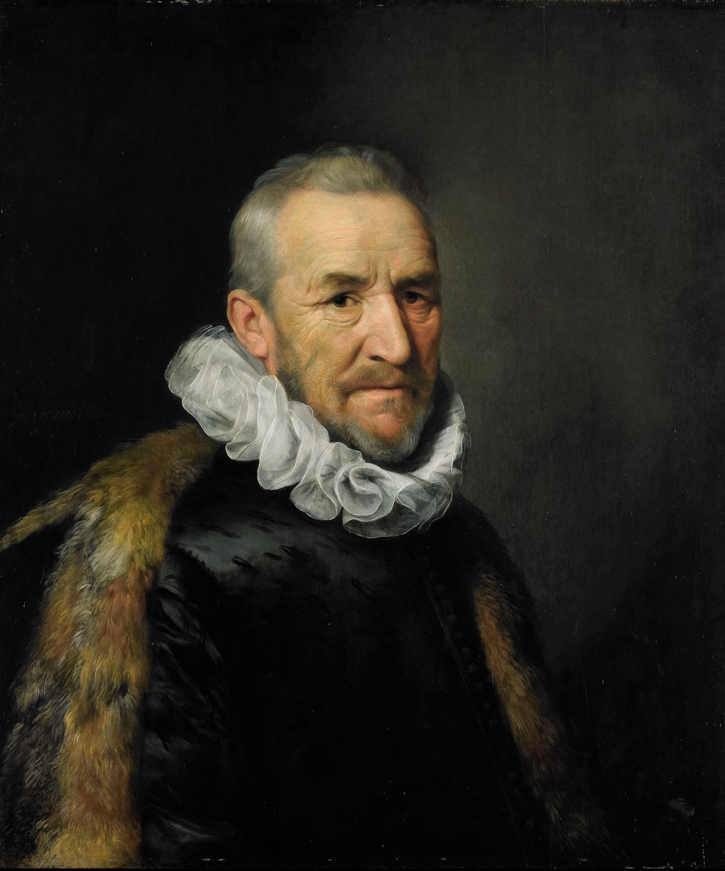 Miehen muotokuva tekijältä Michiel Jansz van Mierevelt (copy after)