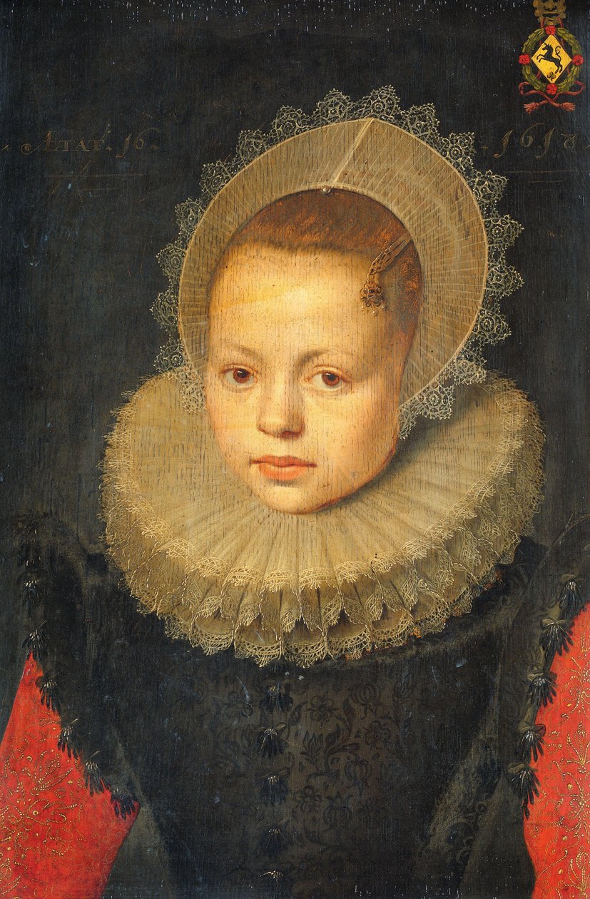 Corvina Hezenbroek van Hofdijckin (1602-67) muotokuva tekijältä Michiel Jansz van Mierevelt (workshop of)