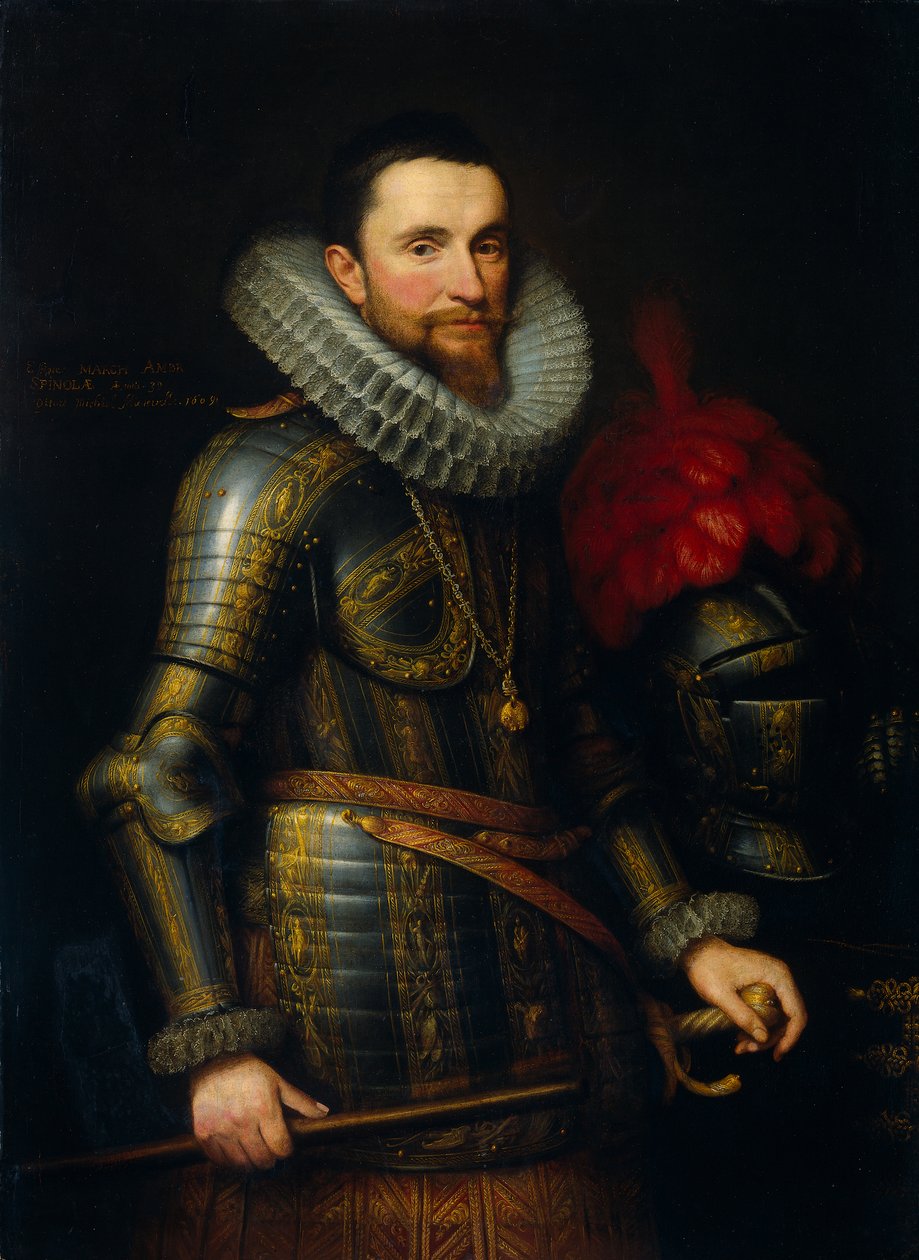 Ambrogio Spinolan (1569-1630) muotokuva tekijältä Michiel Jansz van Mierevelt