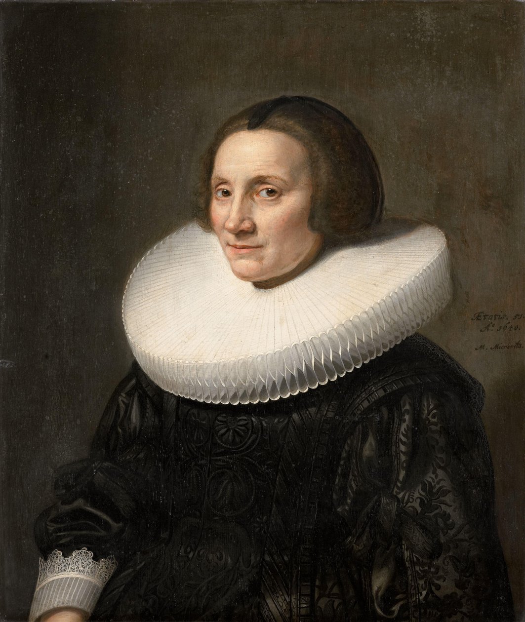 Caecilia van Beresteynin (1589-1661) muotokuva tekijältä Michiel Jansz van Mierevelt
