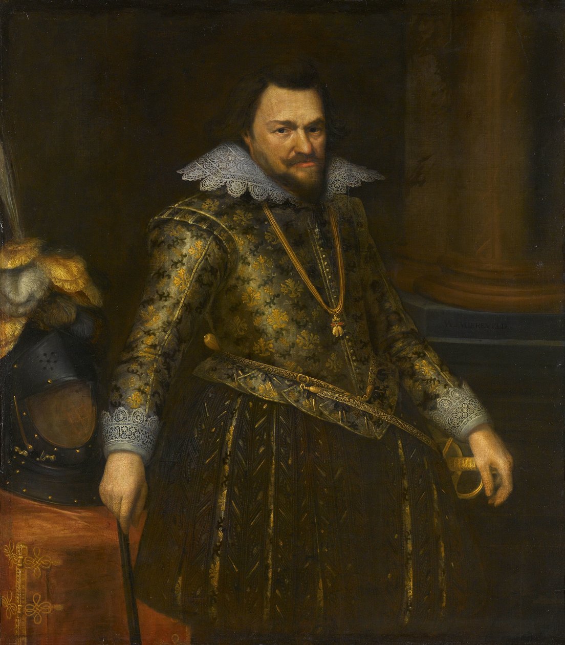 Oranssin prinssin Philips Willemin (1554-1618) muotokuva tekijältä Michiel Jansz van Mierevelt