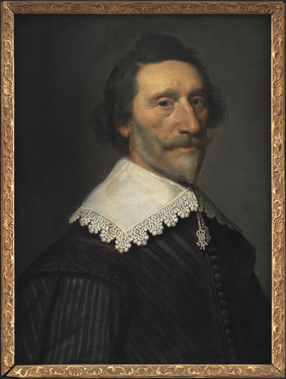 Hollantilainen runoilija ja historioitsija Pieter Cornelisz Hooft (1581-1647) tekijältä Michiel Jansz van Mierevelt