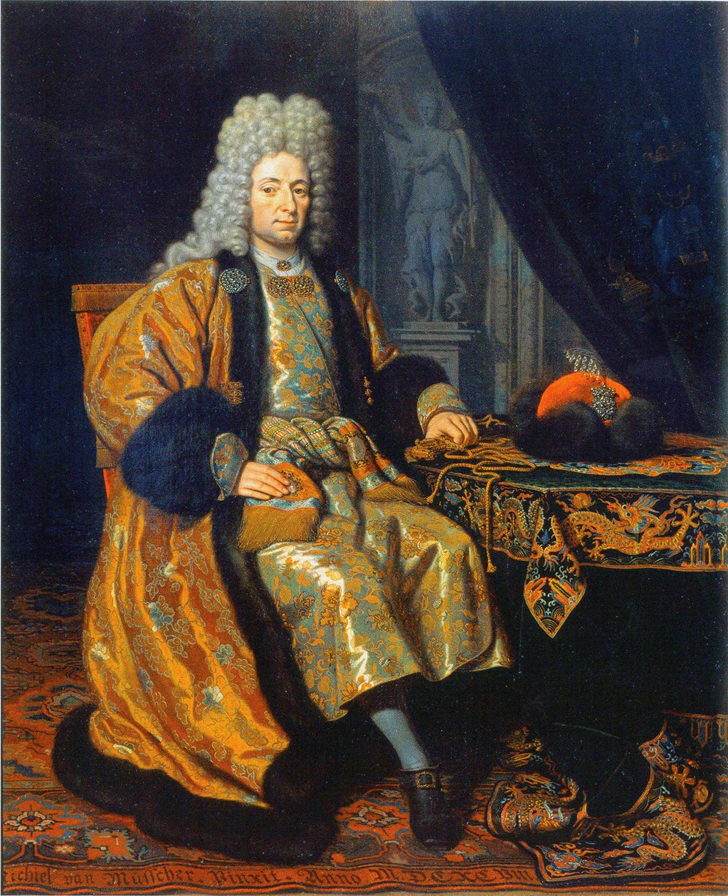 Francois Lefortin muotokuva 1656-1699, 1698 tekijältä Michiel van Musscher