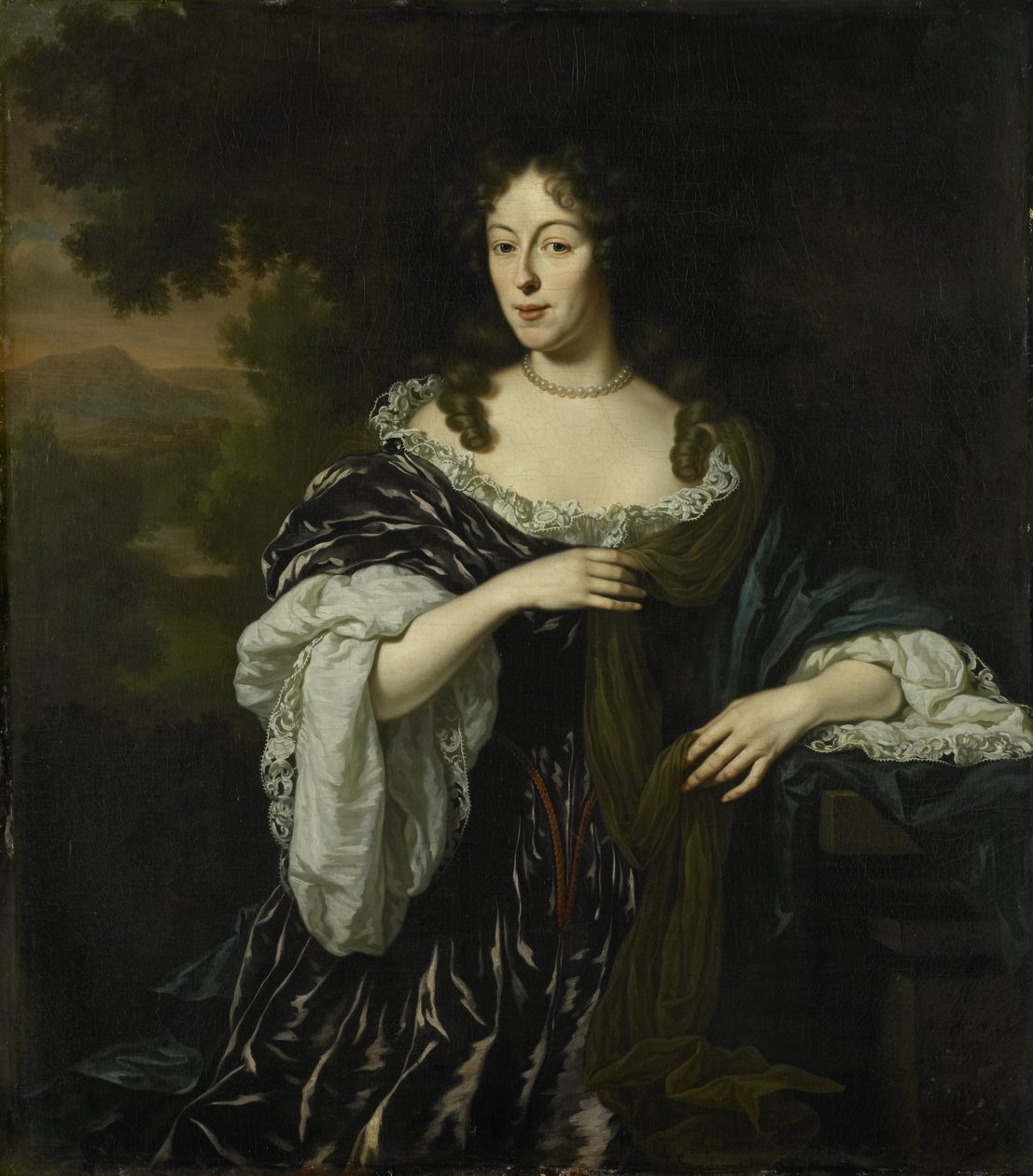 Hendrick Bickerin vaimon Maria Schaepin muotokuva tekijältä Michiel van Musscher