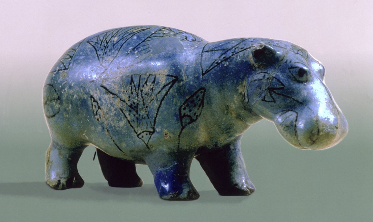 Virtahepopatsas, 11.–12. dynastia, noin 2000 eKr. (lasi) tekijältä Middle Kingdom Egyptian