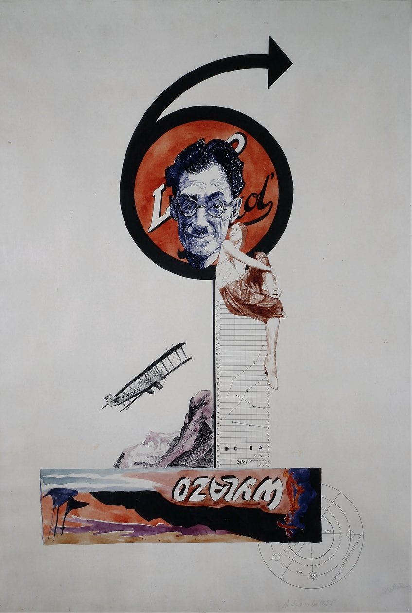 Projekt plakatu tekijältä Mieczysław Szczuka