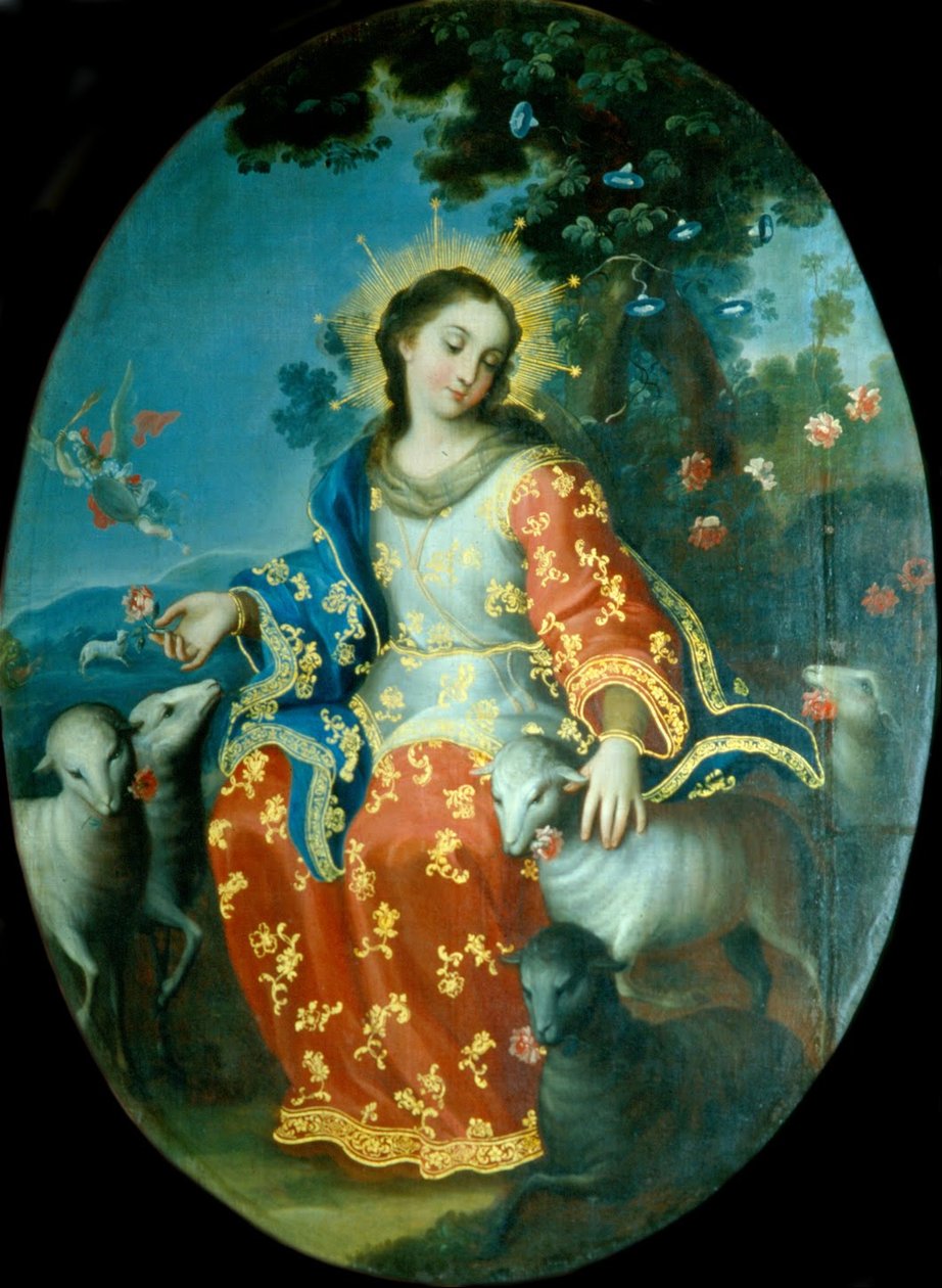 Espanol: La Divina Pastora Jumalallinen paimen tekijältä Miguel Cabrera