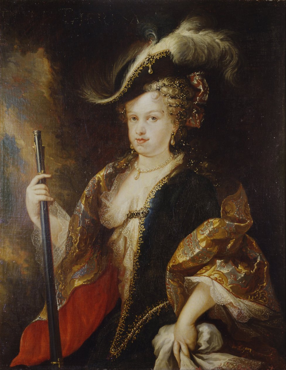 Maria Luisa Gabriela Savoy, metsästäjä tekijältä Miguel Jacinto Meléndez
