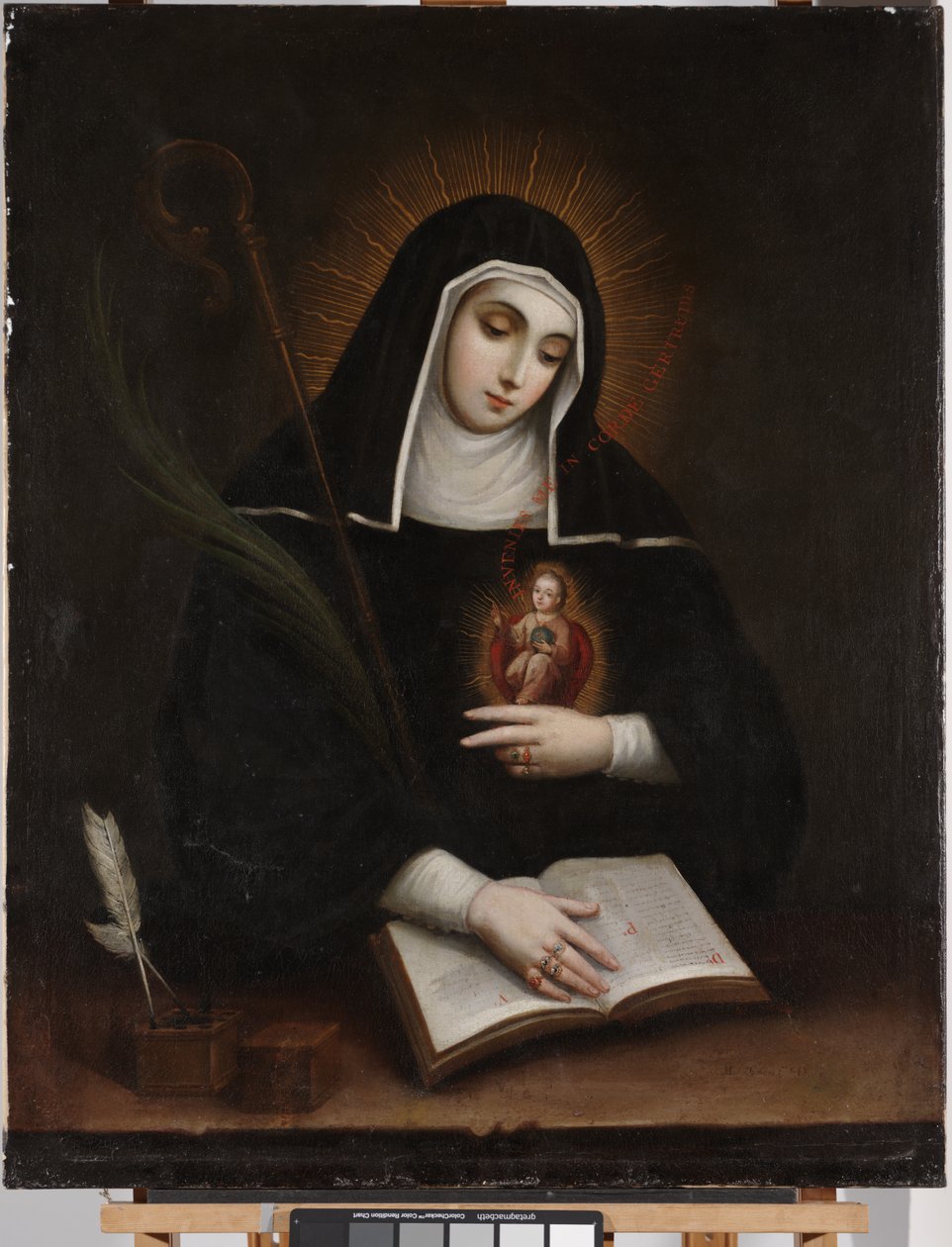Saint Gertrude (Santa Gertrude) tekijältä Miguel Cabrera