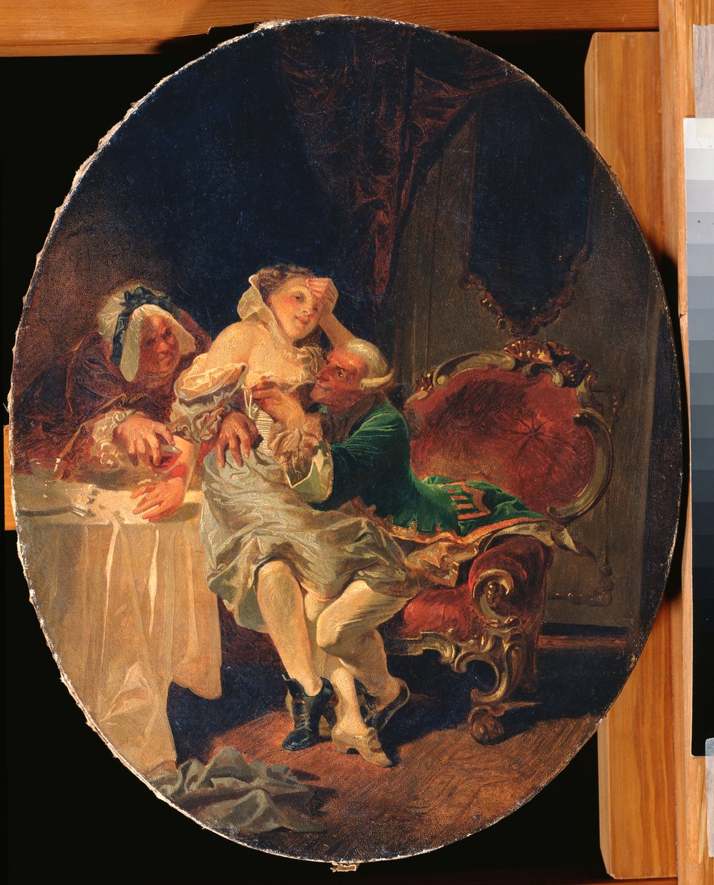Viettelijä (The Seducer) - Mihaly Zichyn (1827-1906) maalaus öljy kankaalle tekijältä Mihaly von Zichy