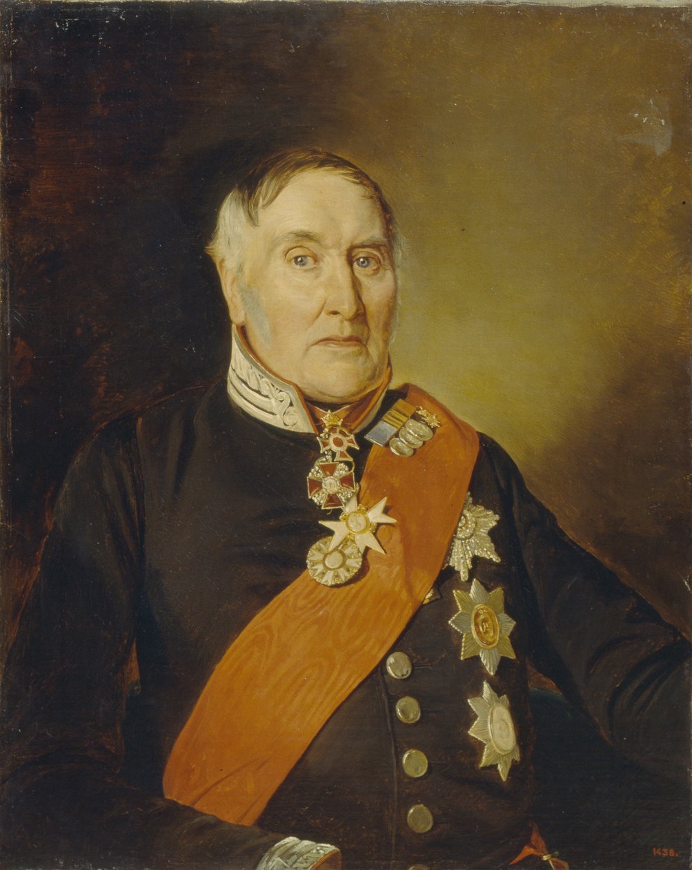 Baronetti Sir James Wylien muotokuva 1768-1854 tekijältä Mihaly von Zichy