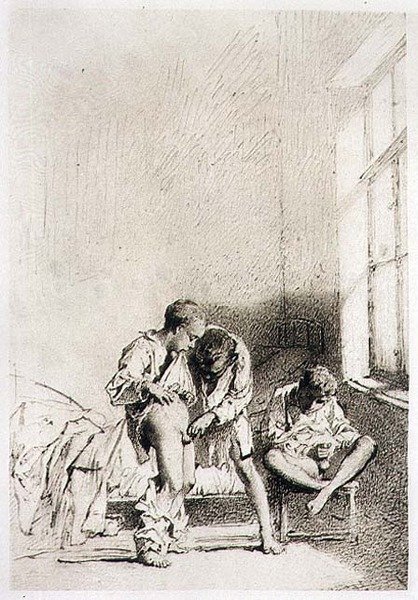Schoolboys Masturbating, levy 24 