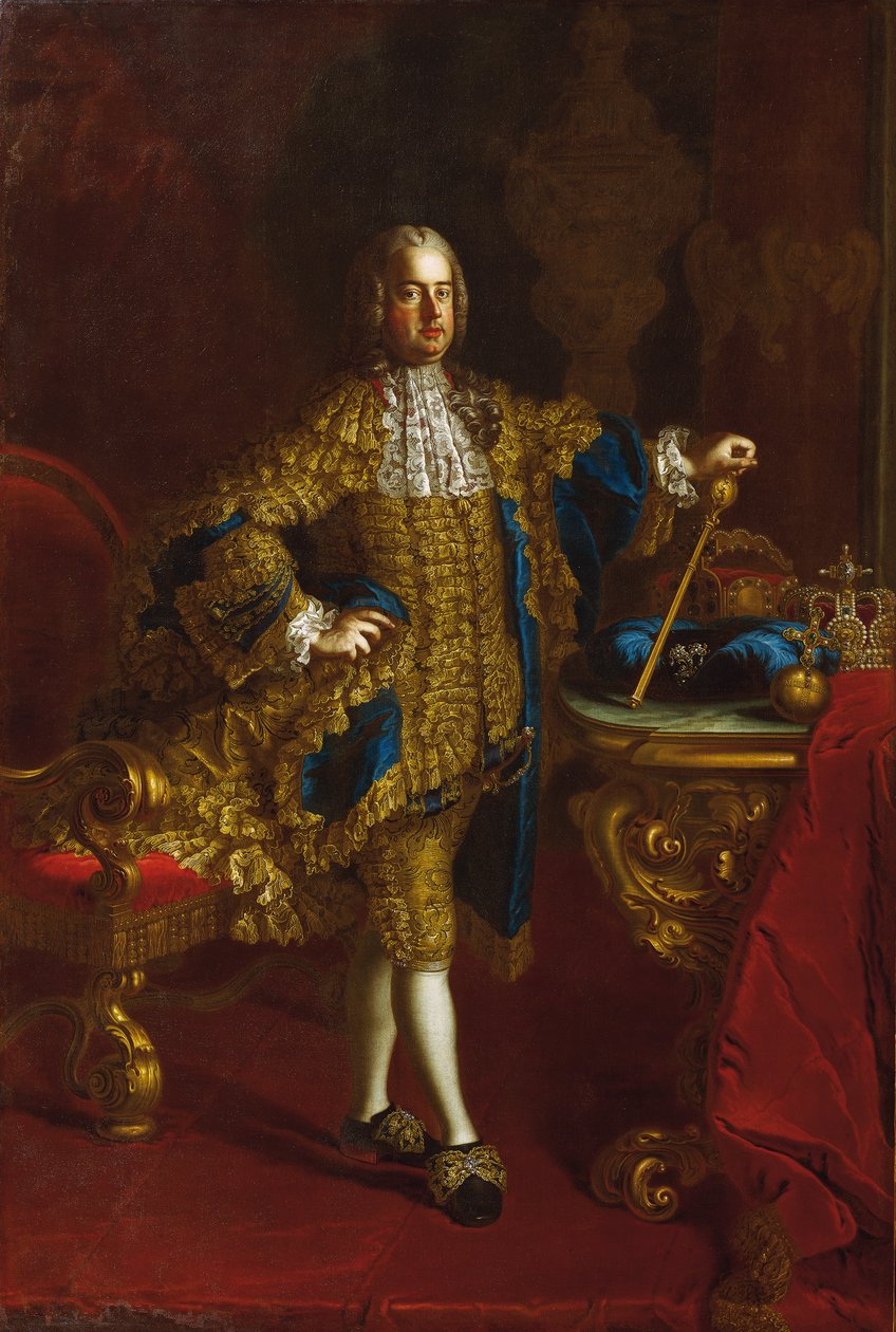 Itävallan keisari Francis I:n muotokuva 1708-1765, 1745-1765. tekijältä Mijtens