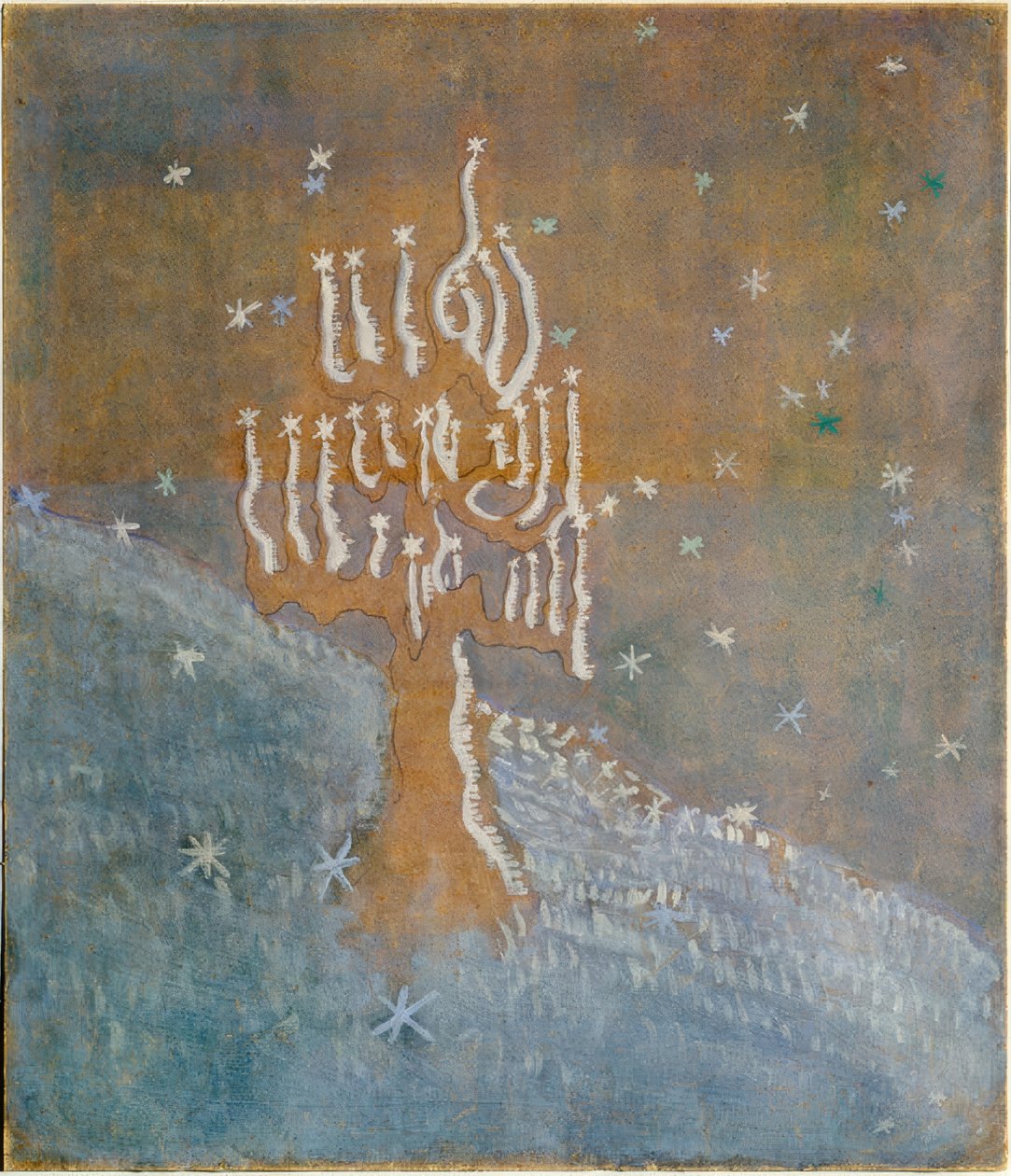 Talvi (I) tekijältä Mikalojus Ciurlionis