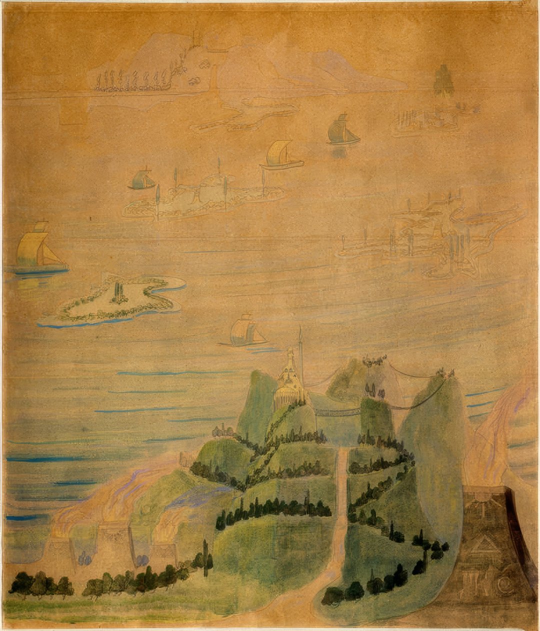 Allegro (Sonaatit IV) tekijältä Mikalojus Konstantinas Čiurlionis