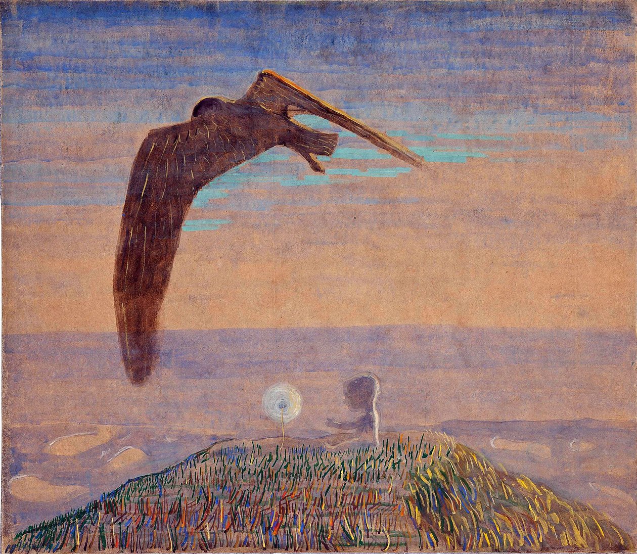 Ciurlionis, Mikalojus Konstantinas (1875-1911) Fairy Tale II. Tempera paperille, koko: 62,2x71,9 tekijältä Mikalojus Konstantinas Čiurlionis