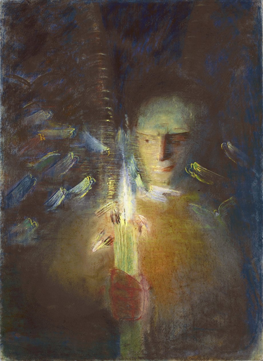 Totuus-osa Ciurlionis, Mikalojus Konstantinas (1875-1911). Pastelli paperille, koko: 91x66,8 tekijältä Mikalojus Konstantinas Čiurlionis