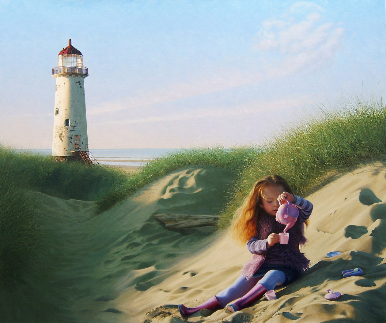 Piknik, 2011 (öljy pellavalle) tekijältä Mike Briscoe