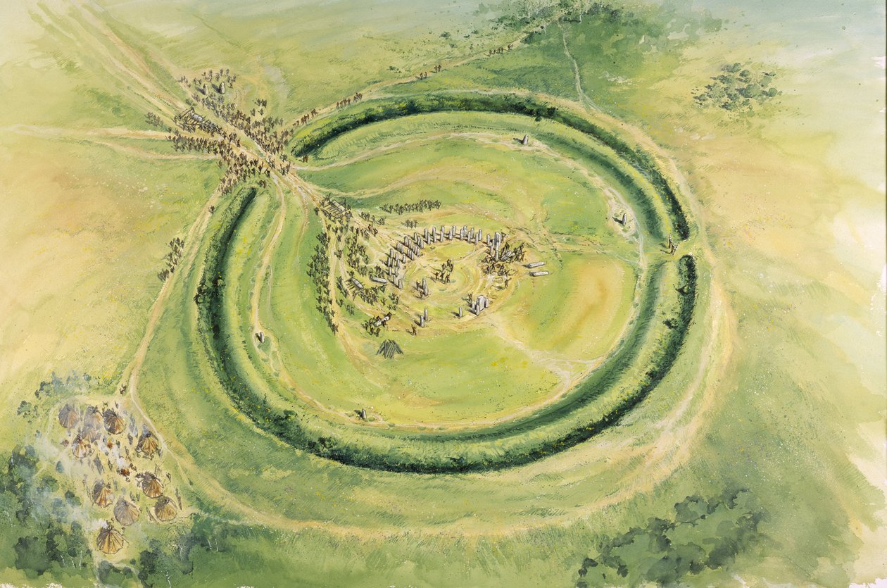 Stonehenge, vaihe 3, 1900-luku eKr., 1990-2010 tekijältä Mike Seaforth