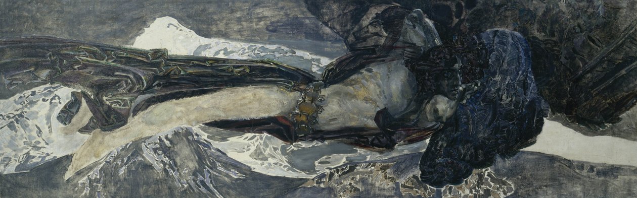 Lentävä demoni tekijältä Mikhail Aleksandrovich Vrubel