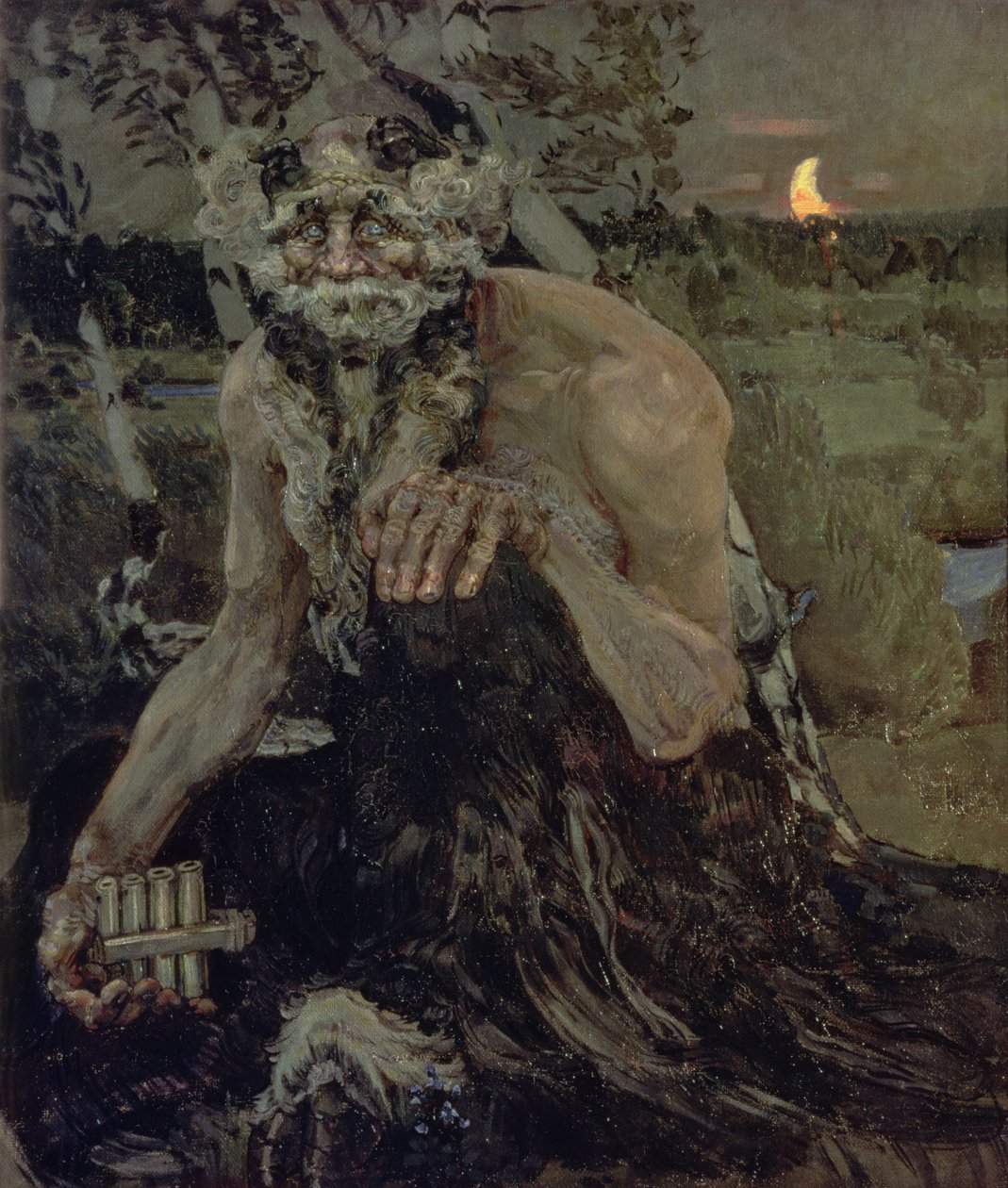 Pan, 1899 tekijältä Mikhail Aleksandrovich Vrubel