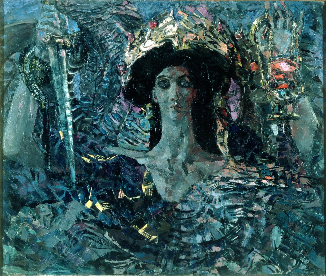 Kuusisiipinen serafi, 1904 tekijältä Mikhail Aleksandrovich Vrubel