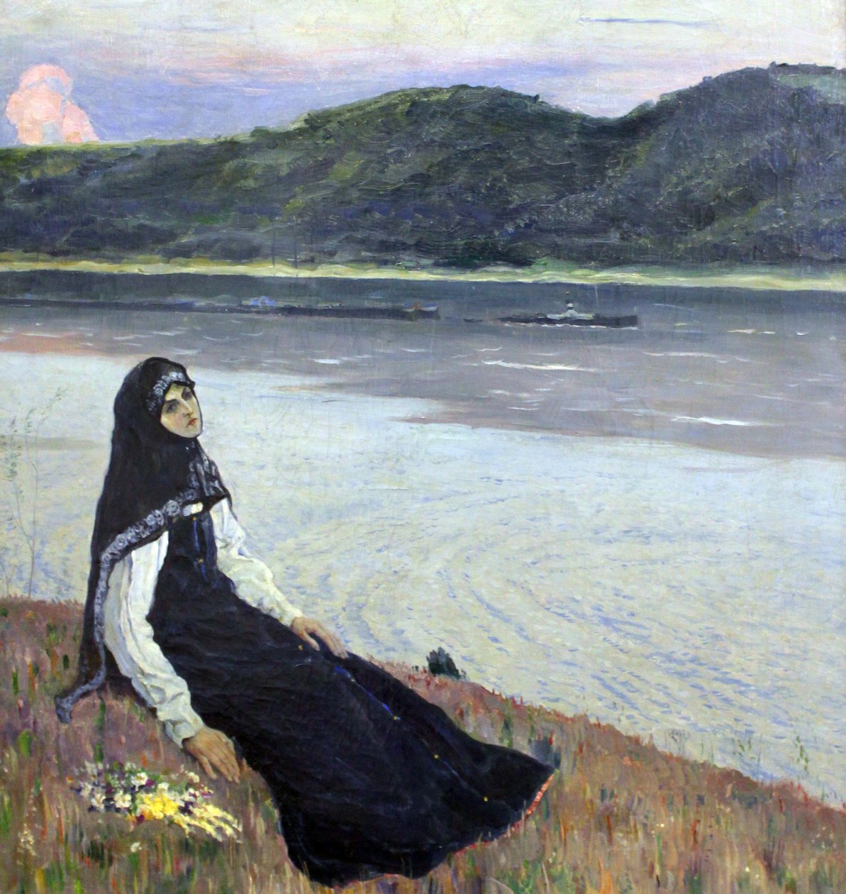 Volga -joella tekijältä Mikhail Vasilievich Nesterov