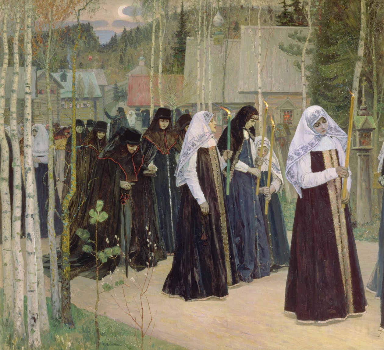 Hunnun otto, 1898 tekijältä Mikhail Vasilievich Nesterov