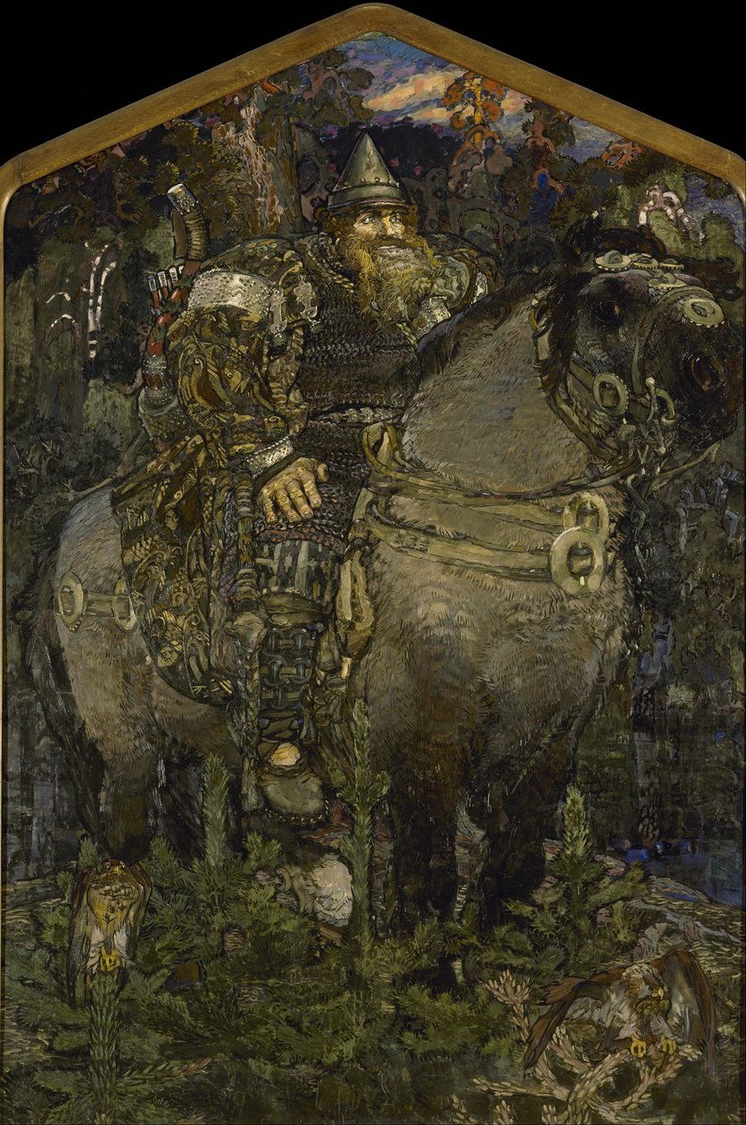 Bogatyr, 1898 tekijältä Mikhail Aleksandrovich Vrubel
