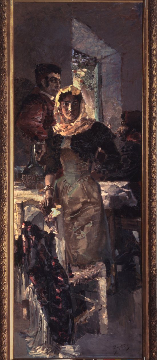 Espanja (Espanja) - Mihail Aleksandrovich Vrubelin (Vrubel) maalaus (1856-1910), öljy kankaalle tekijältä Mikhail Aleksandrovich Vrubel