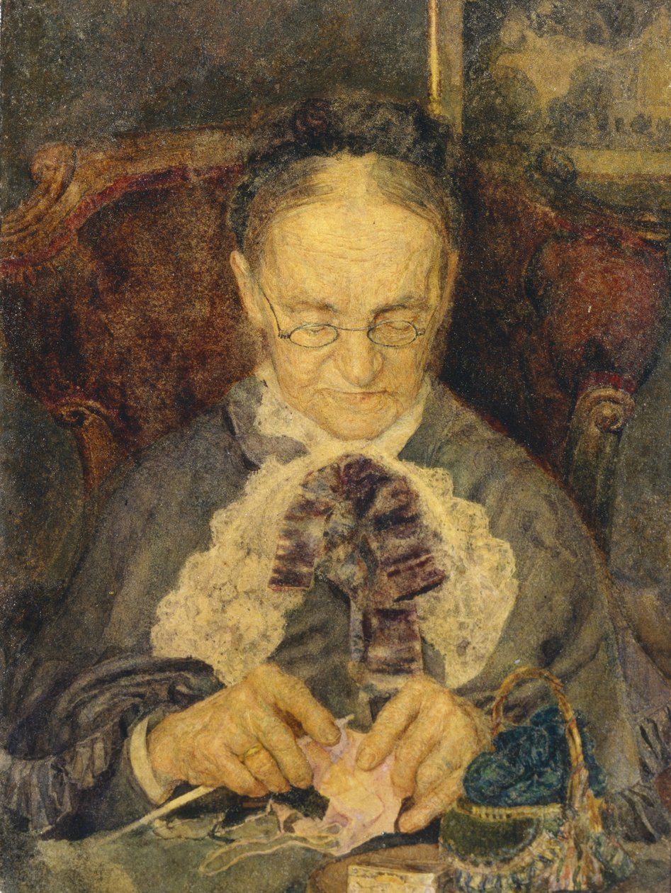 Isoäiti Knorre neule, 1883 tekijältä Mikhail Aleksandrovich Vrubel