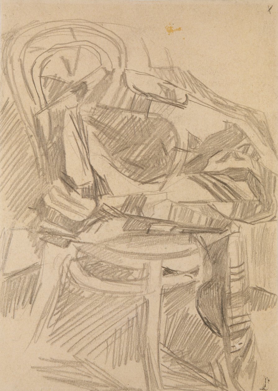 Pleedi tuolilla, 1904 tekijältä Mikhail Aleksandrovich Vrubel