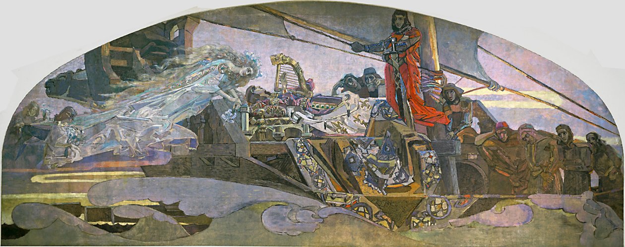 Unelmien prinsessa Kaukainen prinsessa, 1896 tekijältä Mikhail Aleksandrovich Vrubel