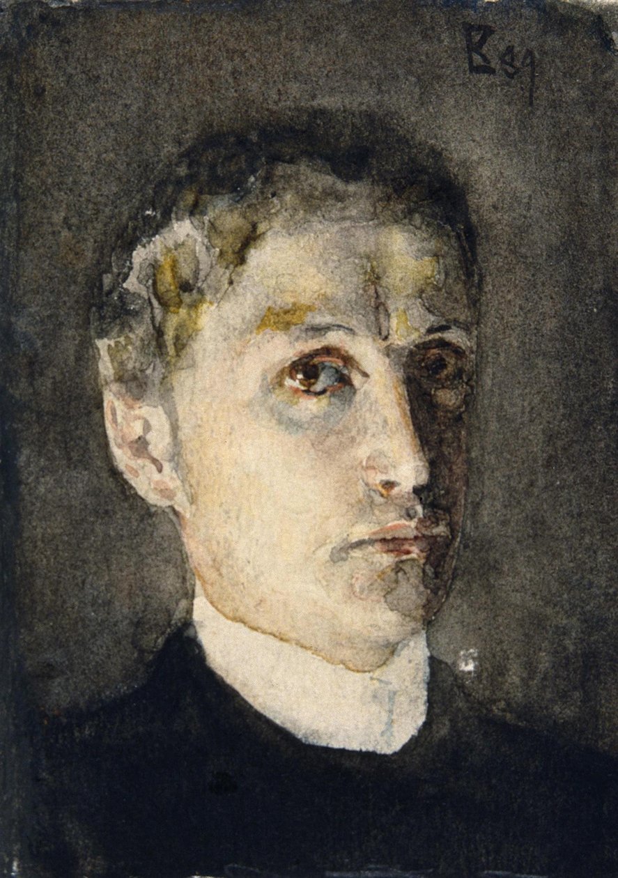 Omakuva, 1889 tekijältä Mikhail Aleksandrovich Vrubel