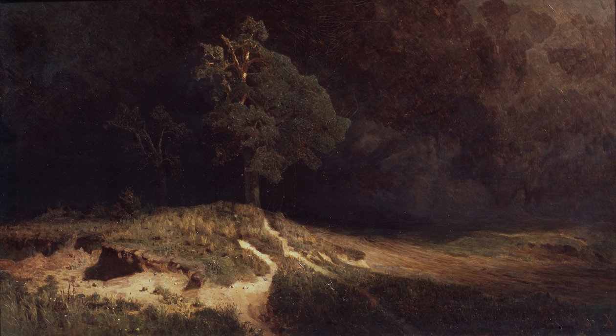 Ennen myrskyä, 1882 tekijältä Mikhail Alexandrovich Karyakin