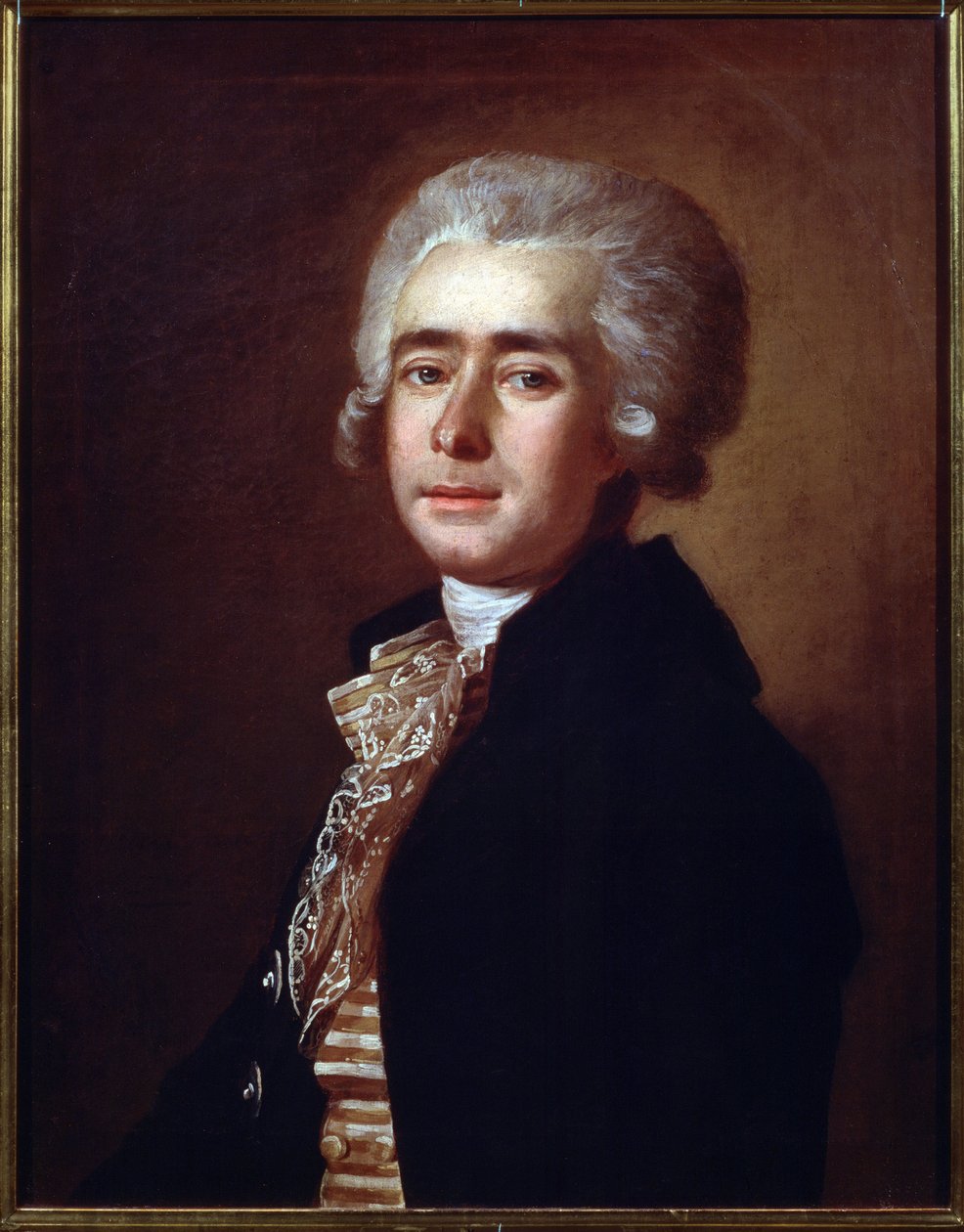 Säveltäjä Dmytro Bortnianskyn (1751-1825) muotokuva (säveltäjä Dmitri Bortnianskyn muotokuva). Mihail Ivanovich Belskyn (1753-1794) maalaus. Öljy kankaalle, 65,7 x 52,3 cm tekijältä Mikhail Ivanovich Belsky