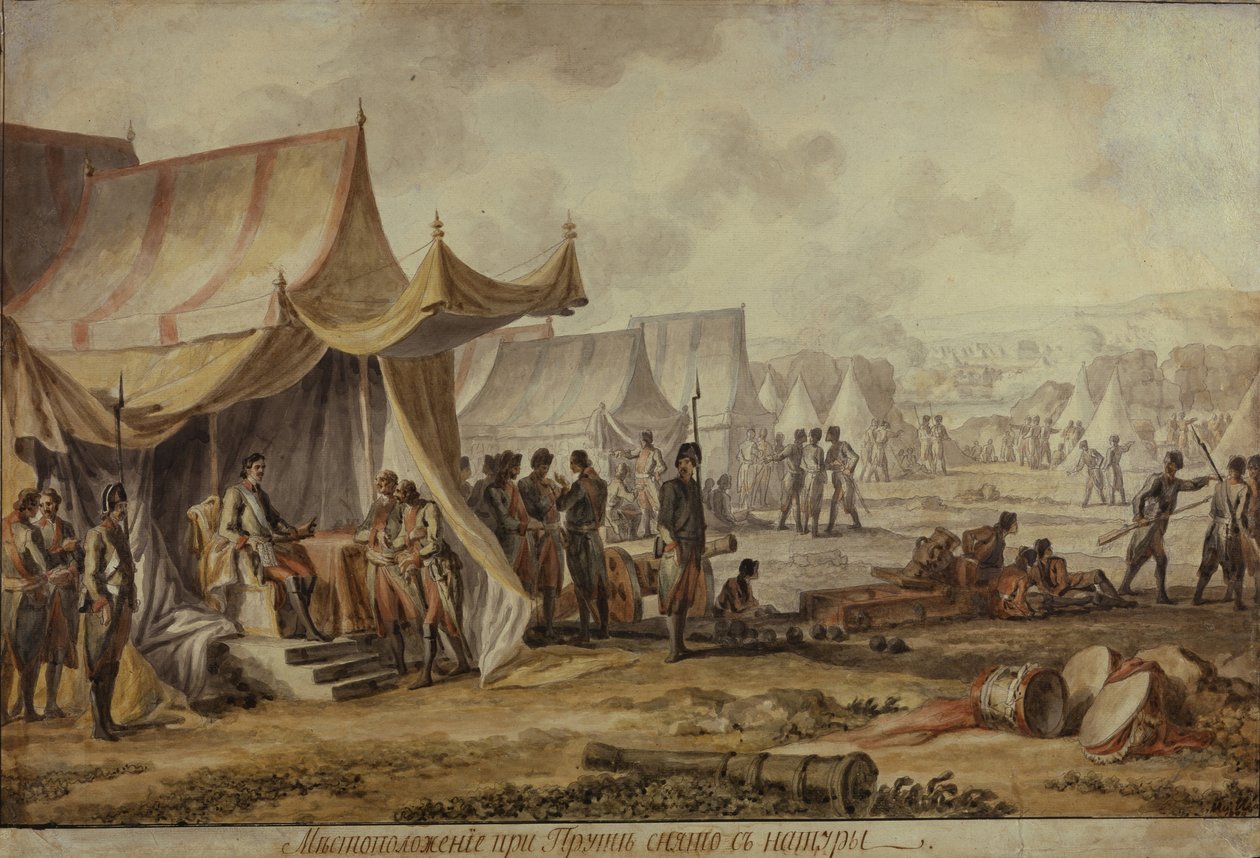 Pietari I Pruth-joella, 1804 tekijältä Mikhail Matveevich Ivanov