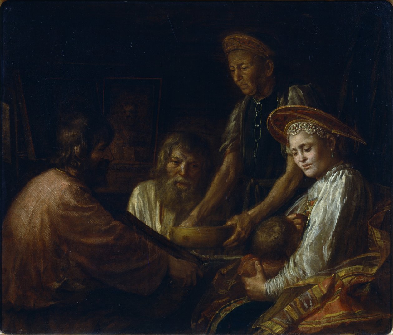 Talonpoikaateria, 1774 tekijältä Mikhail Shibanov
