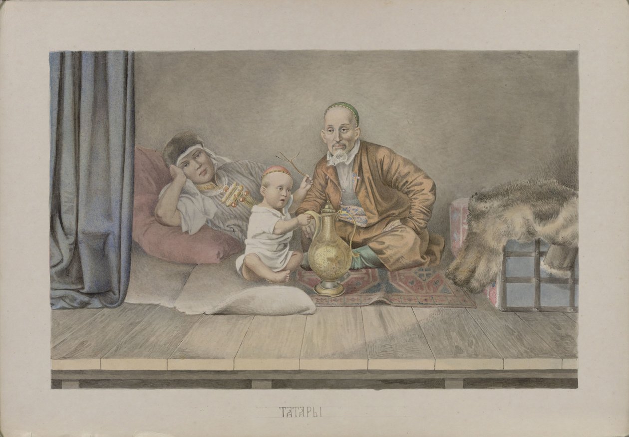 Tataarit, 1862. tekijältä Mikhail Stepanovich Znamensky