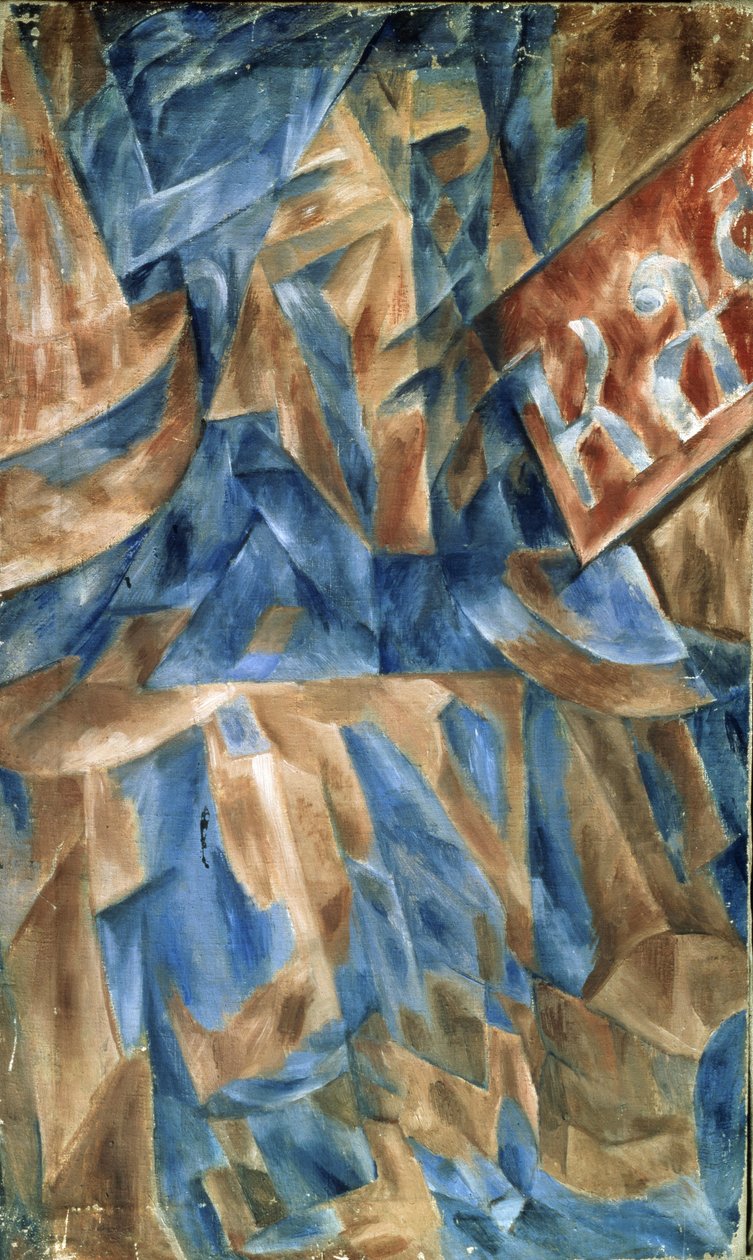 Nainen kahvilassa, 1910-luku tekijältä Mikhail Vasilyevich Le Dantyu