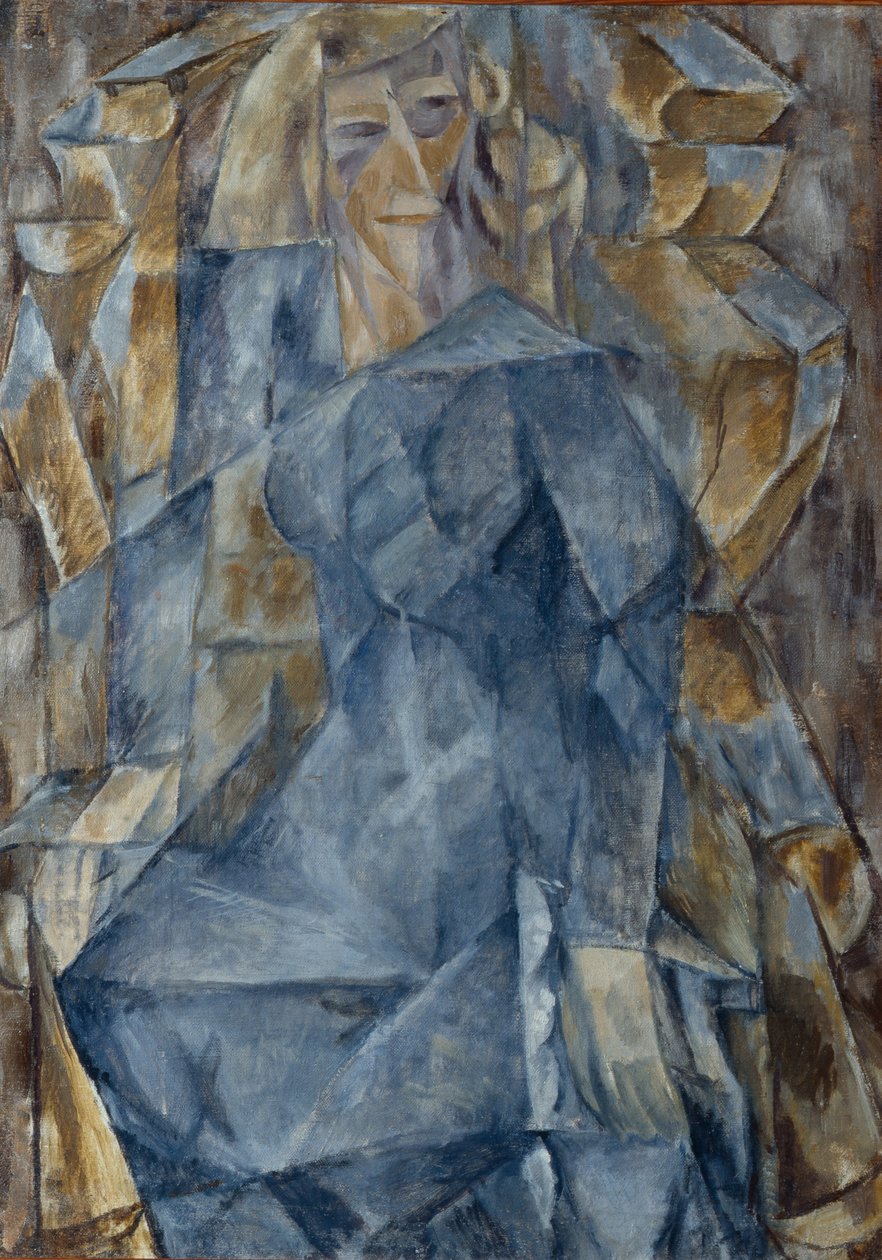 Naisen muotokuva, 1910-luku tekijältä Mikhail Vasilyevich Le Dantyu