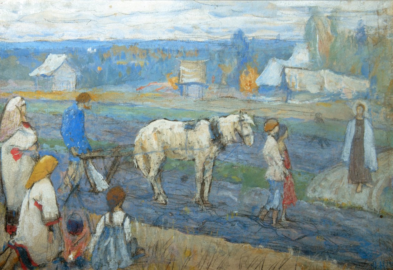 Kentällä 1911 tekijältä Mikhail Vasilievich Nesterov