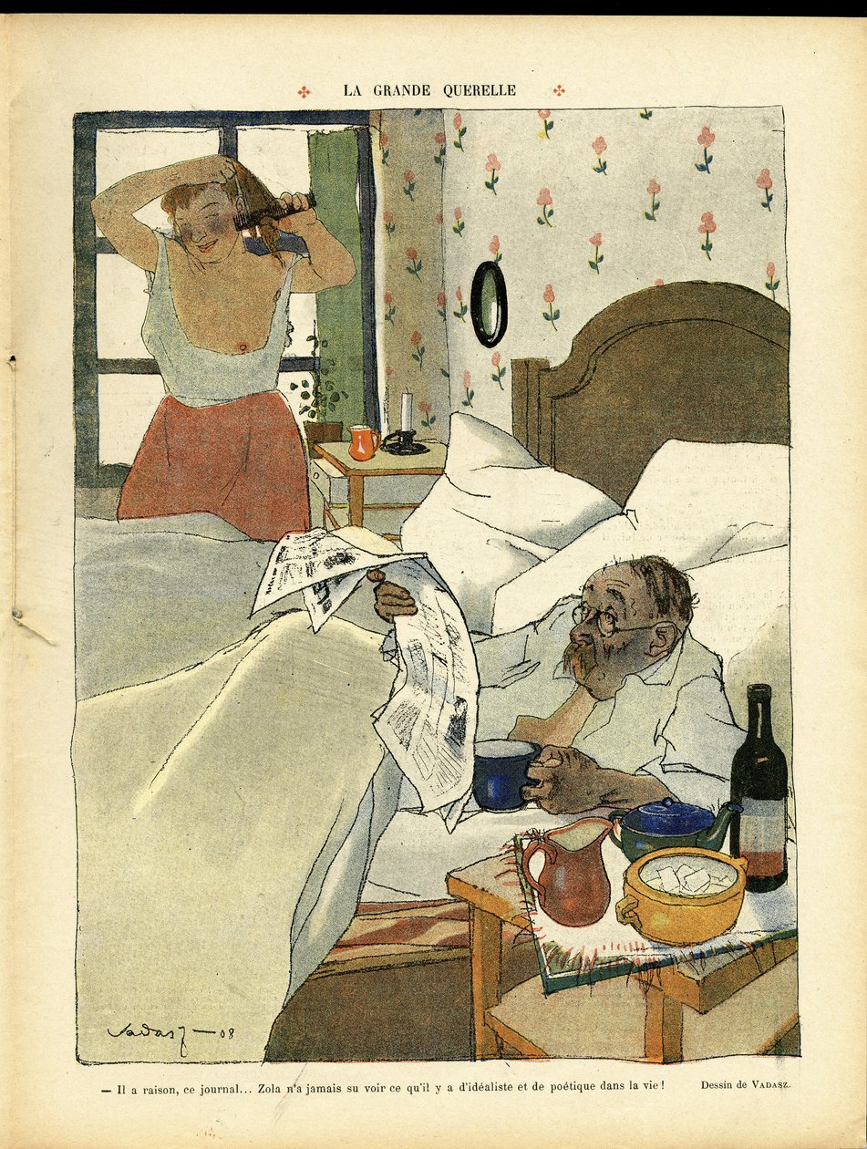 Kuvitus Miklos Vadasz (1884-1927) Readingissa tekijältä Miklós Vadász