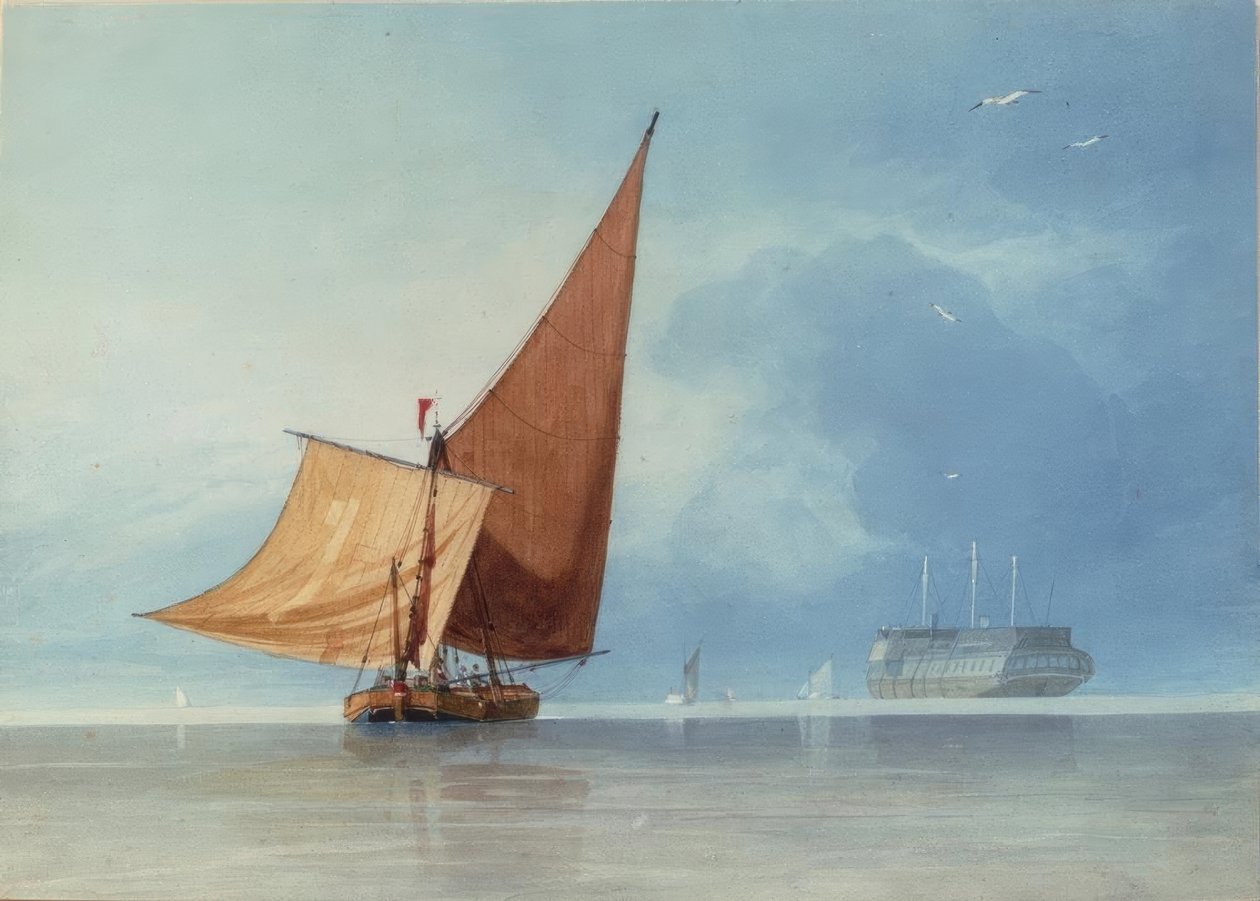 Toimitus Medwayn sisäänkäynnillä, Kentissä tekijältä Miles Edmund Cotman
