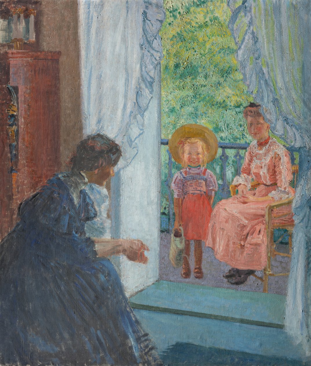 Parveke, 1908 tekijältä Milos Jiranek
