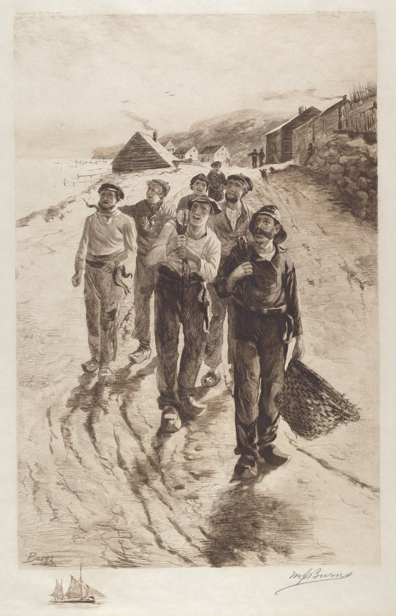 Kalastajan laulu tekijältä Milton James Burns