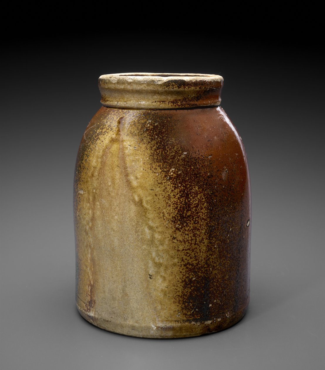 Jar, c. 1881-1892 (liukulasitettu kivitavara) tekijältä Milton Russell (attr.to) Stoker