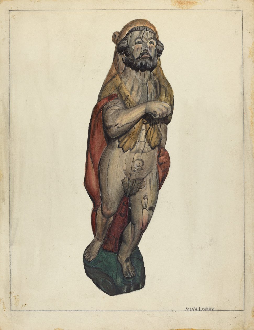 Kuvapää: Hercules, n. 1940. tekijältä Mina Lowry